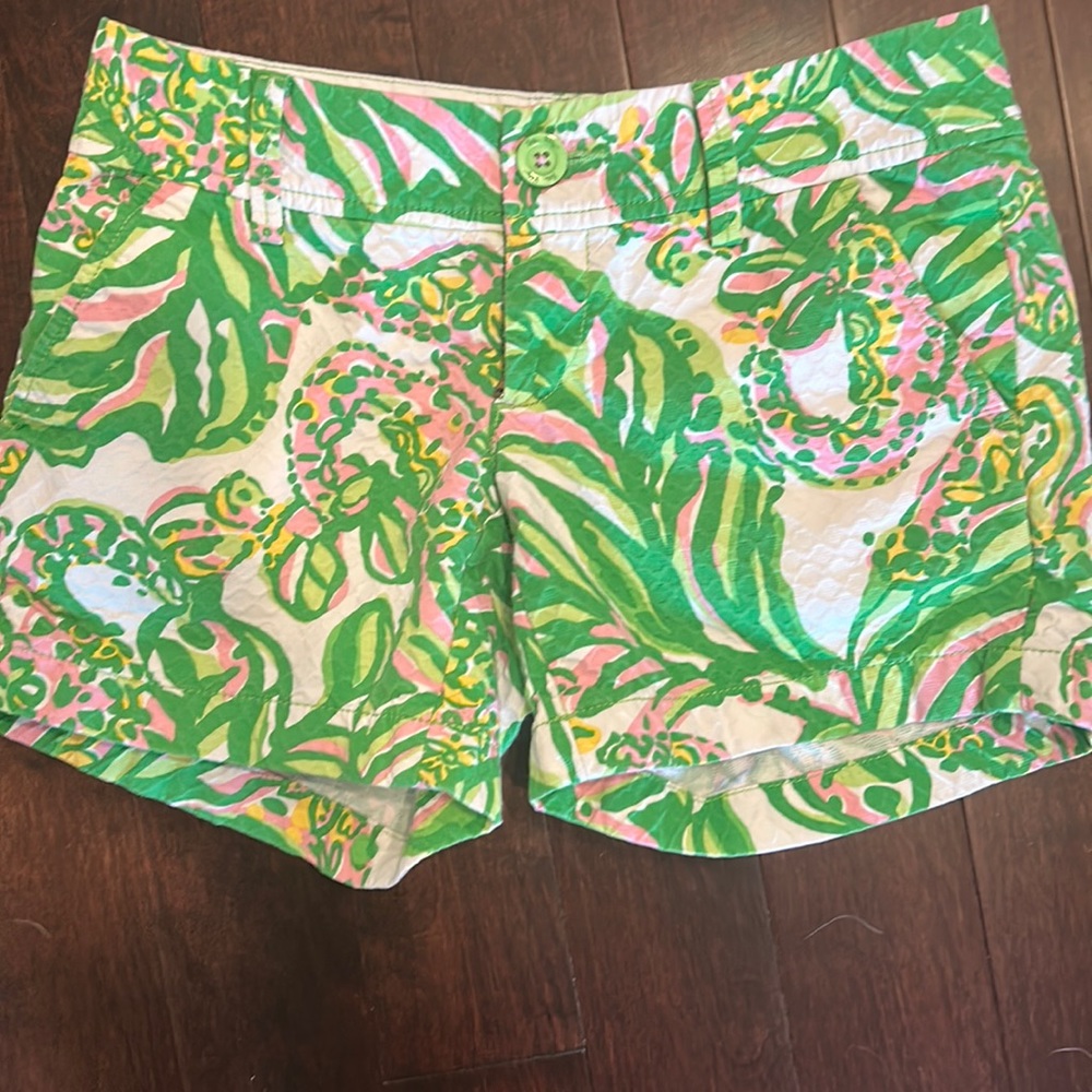 Lilly Pulitzer Callahan shorts size 00